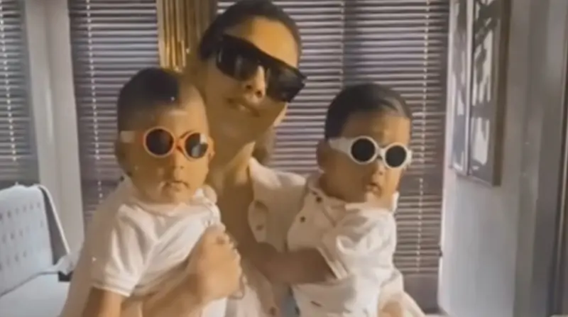 Nayanthara and her babies