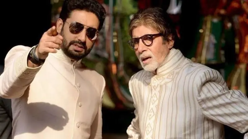 Abhishek Bachchan and Amitabh Bachchan