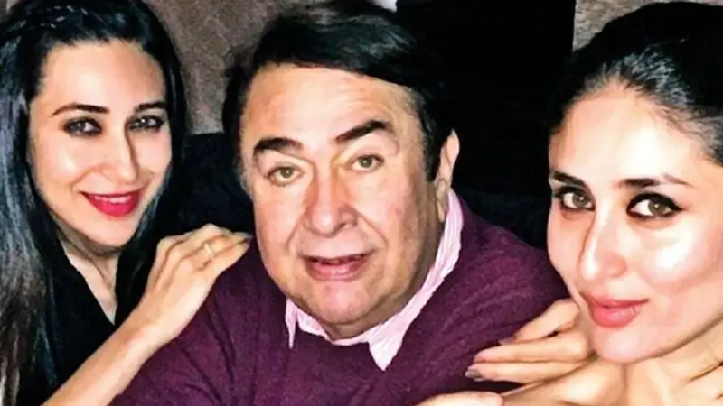 Karisma, Randhir and Kareena Kapoor