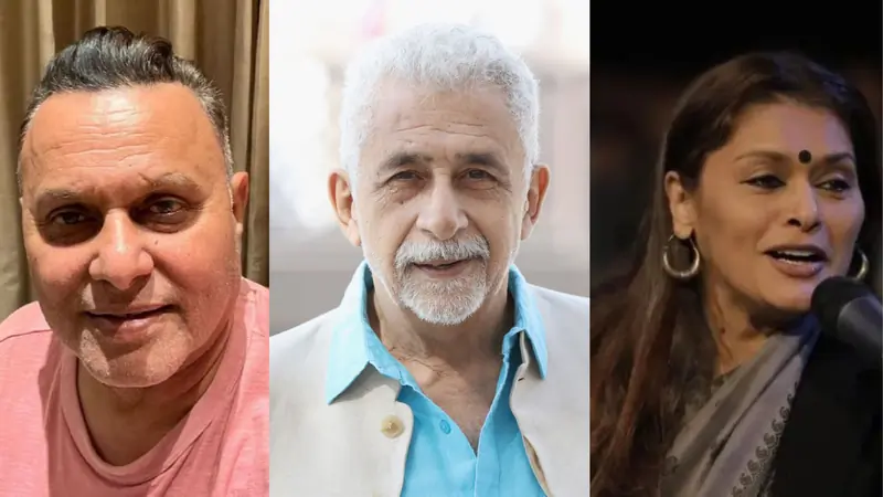 Anil Sharma, Naseeruddin Shah and Pallavi Joshi