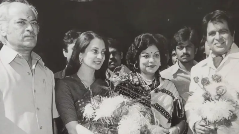 Saira Banu with Yash Johar