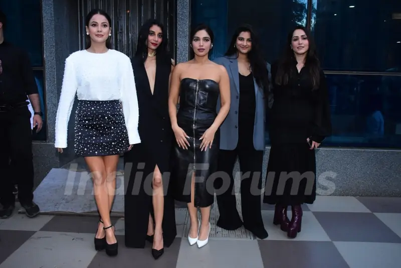Bhumi Pednekar, Shehnaaz Gill, Rhea Kapoor, Dolly Singh, Shibani Bedi  snapped promoting Thank You For Coming