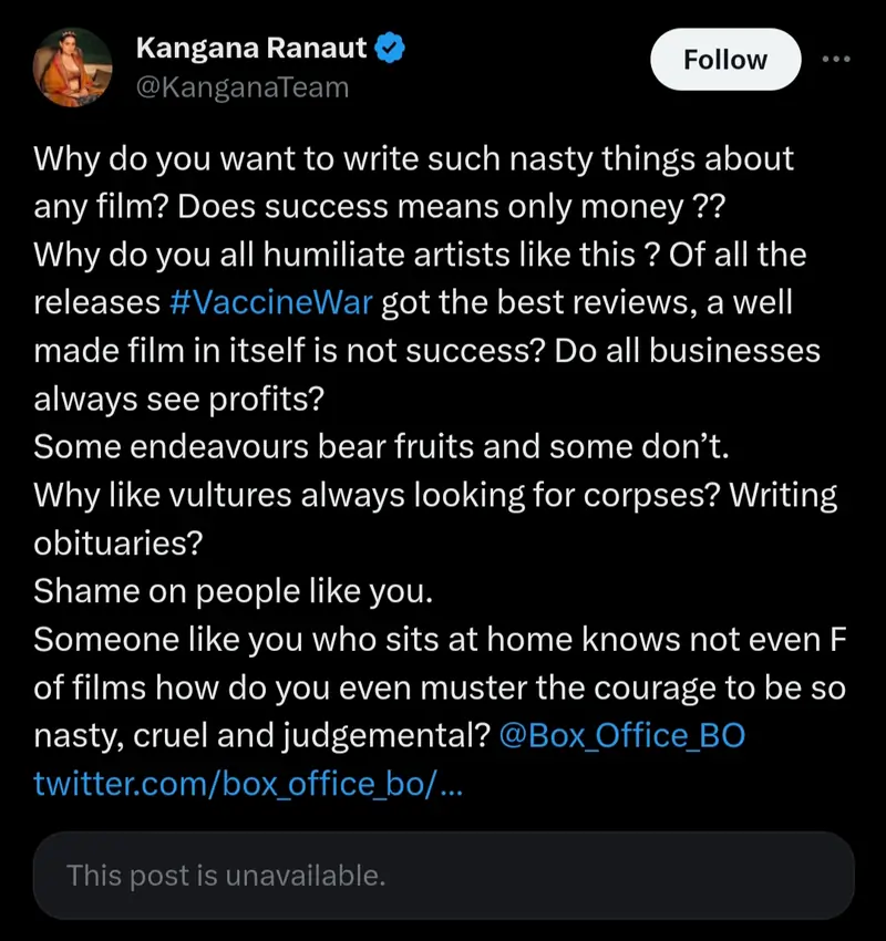 Kangana Ranaut Twitter