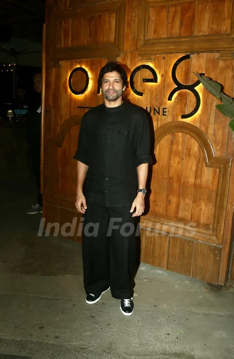 Farhan Akhtar attend the success bash of Bambai Meri Jaan 