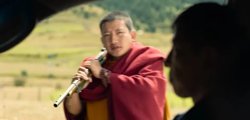 The Monk, The Foreigner, The Purpose and The Gun