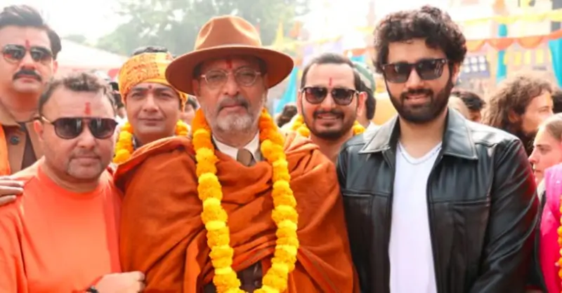 Utkarsh Sharma with Nana Patekar in 'Journey'
