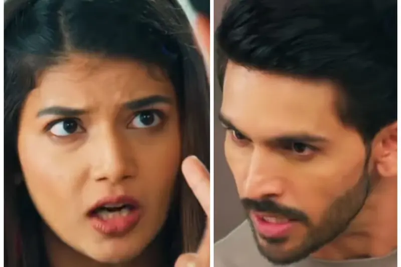Samridhii Shukla and Shehzada Dhami as Abhira and Armaan in Yeh Rishta Kya Kehlata Hai. 