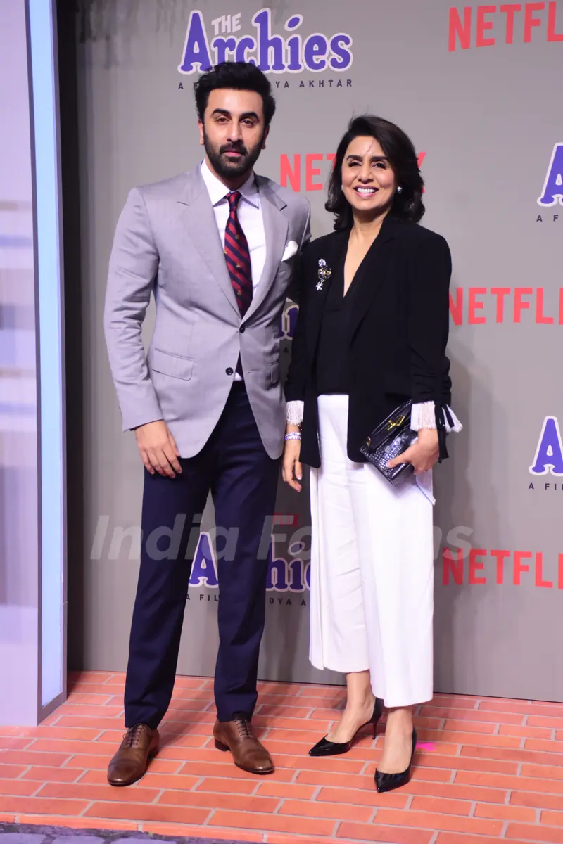 Ranbir Kapoor and Neetu Kapoor 