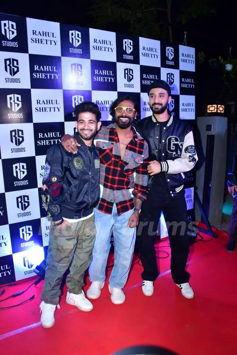 Celebrities snapped at Rahul Shetty's studio launch