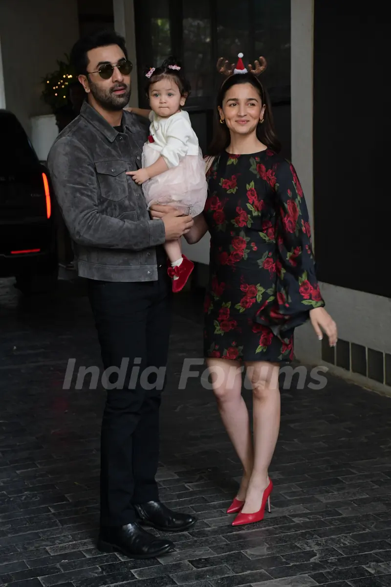 Celebrities at Kapoor's Christmas party