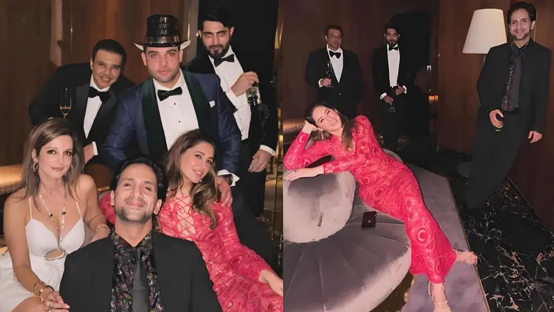 Nargis Fakhri, Uday Chopra, Arslan Gony, Sussane Khan 