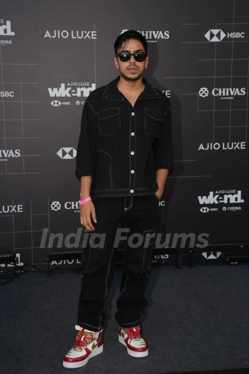 Adarsh Gourav snapped at Ajio Luxe event