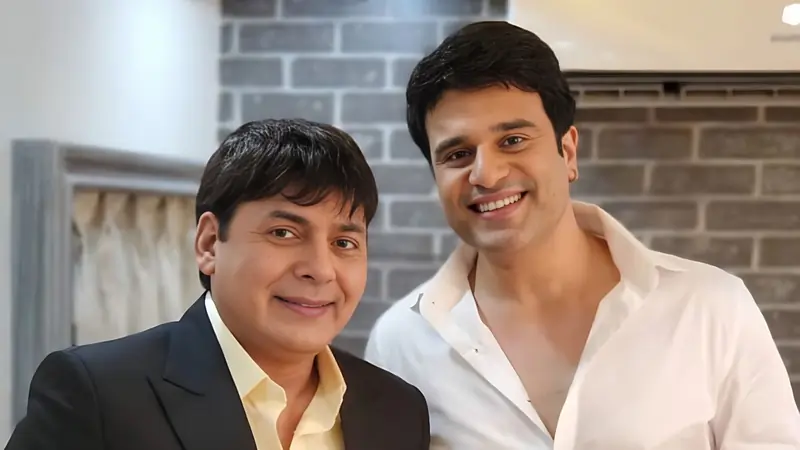 Krushna Abhishek and Sudesh Lehri