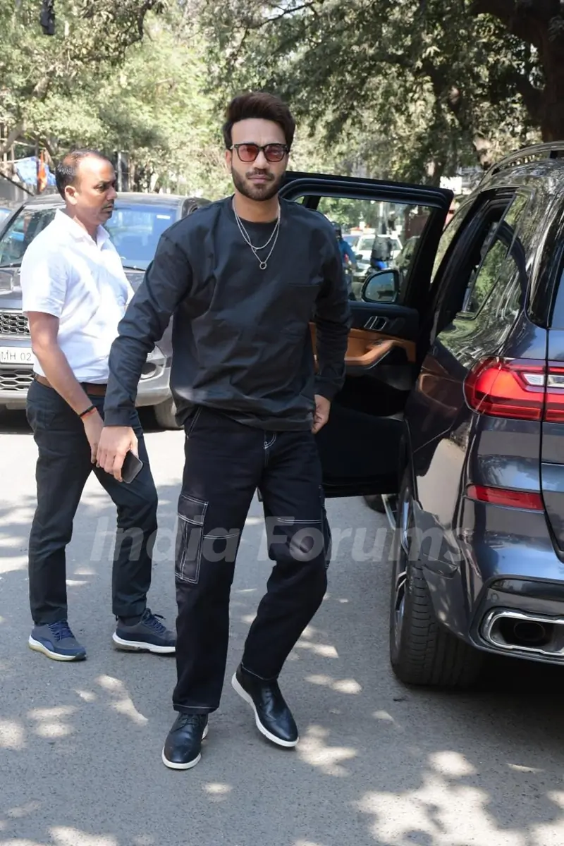 Vicky Jain  snapped in Khar 