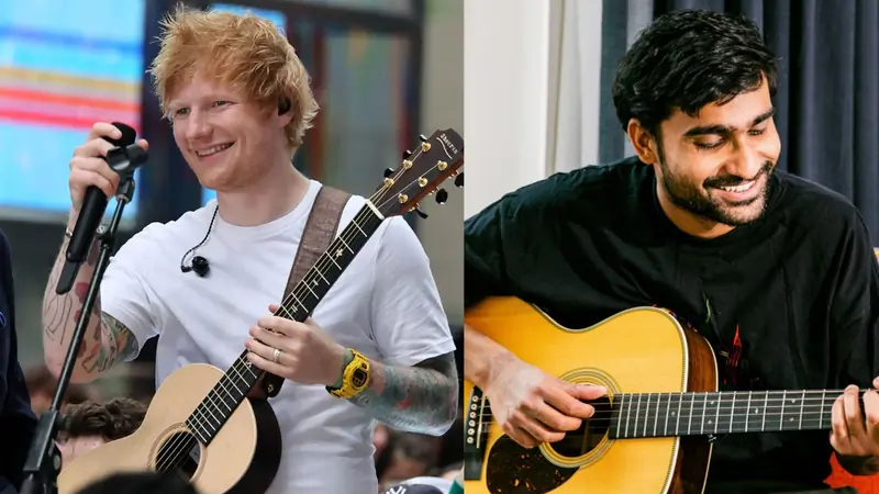 Ed Sheeran and Prateek Kuhad