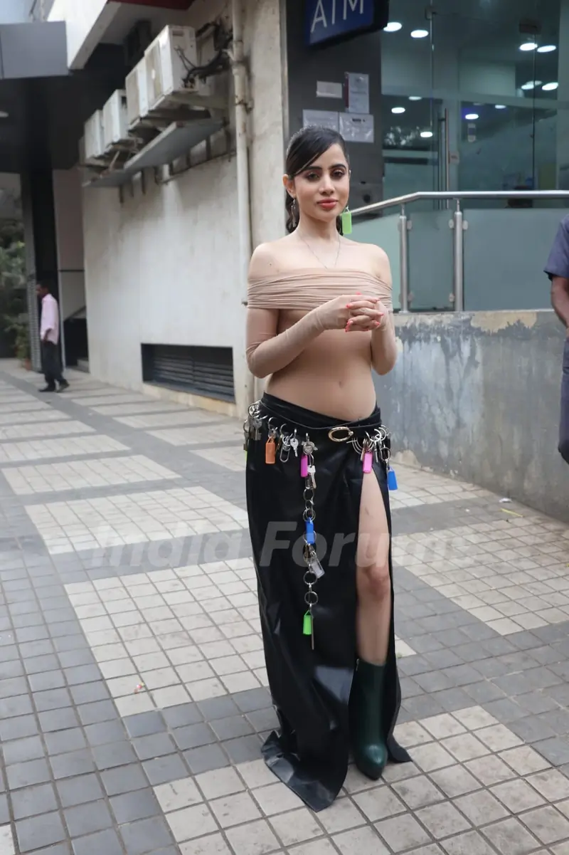Uorfi Javed  spotted in IVM Studios