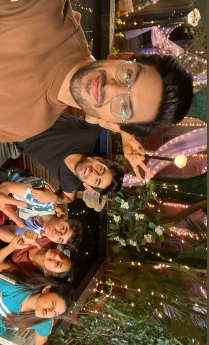 Shehzada Dhami with the cast of Yeh Rishta Kya Kehlata Hai
