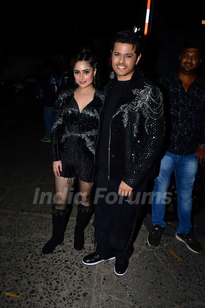 Neil Bhatt and Aishwarya Sharma snapped on the set of Dance Deewane