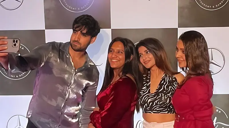 Samridhii Shukla with Farmaan Haider and Mansi Srivastava