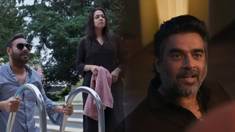 Prepare for chills as 'Shaitaan' trailer drops, featuring Ajay Devgn, Jyotika, and R Madhavan
