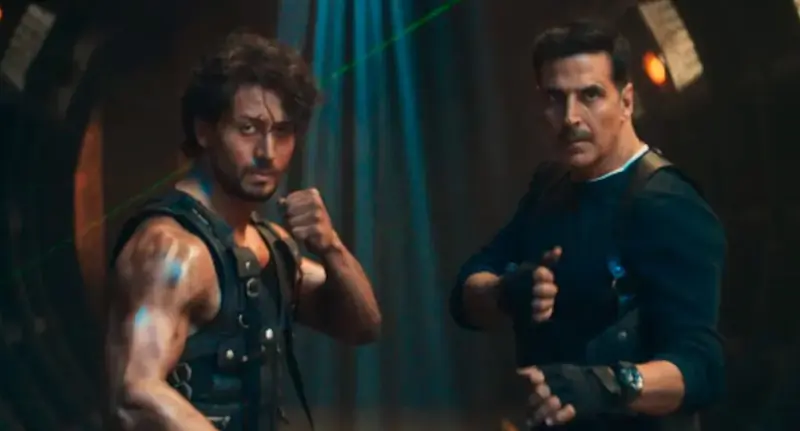 Akshay Kumar and Tiger Shroff in 'Bade Miyan Chote Miyan'