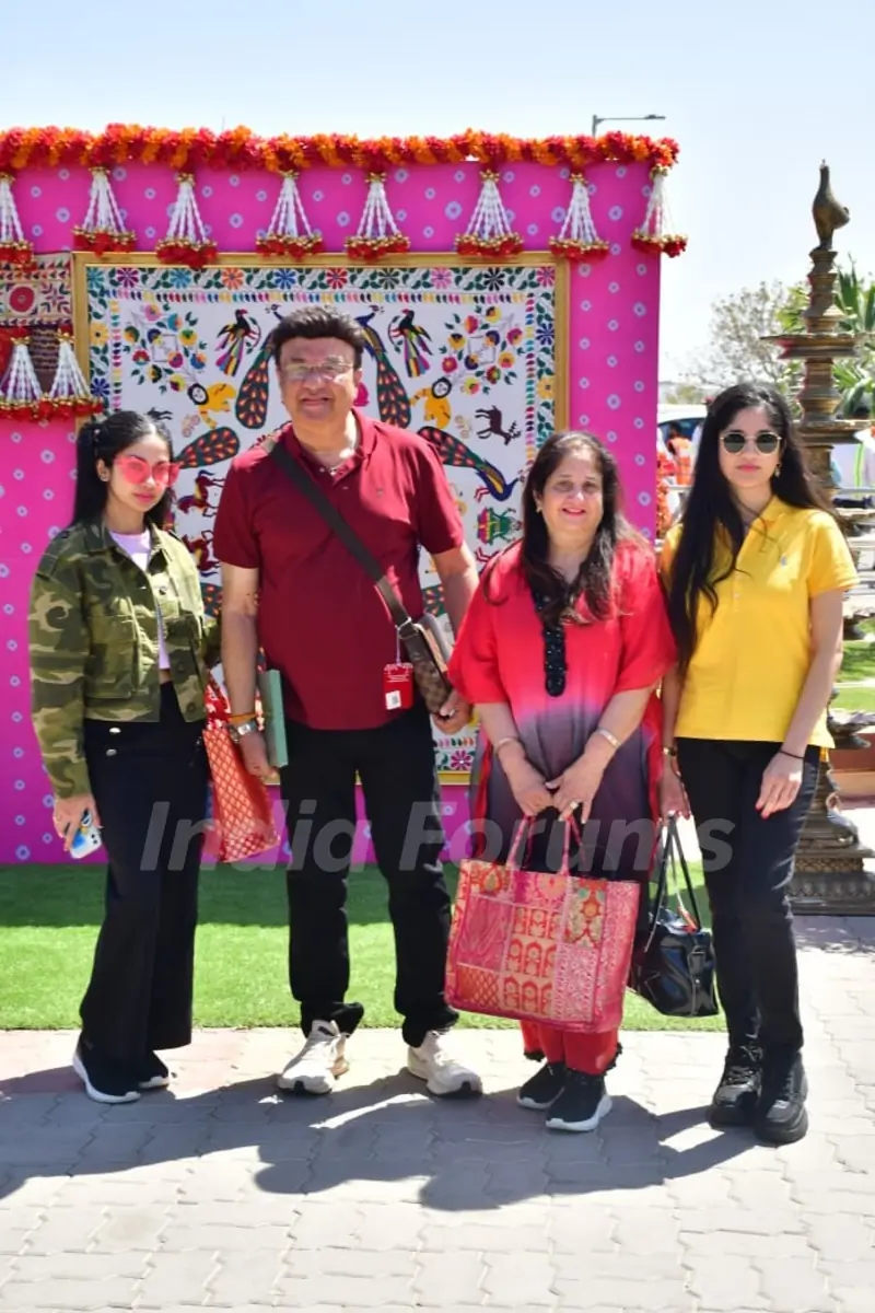 Anu Malik spotted at Jamnagar airport