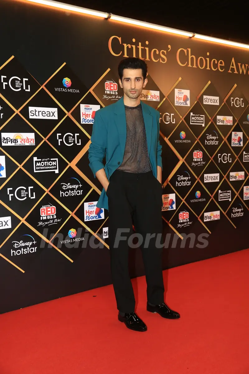 Sidhant Gupta grace the Critics Choice Awards 2024