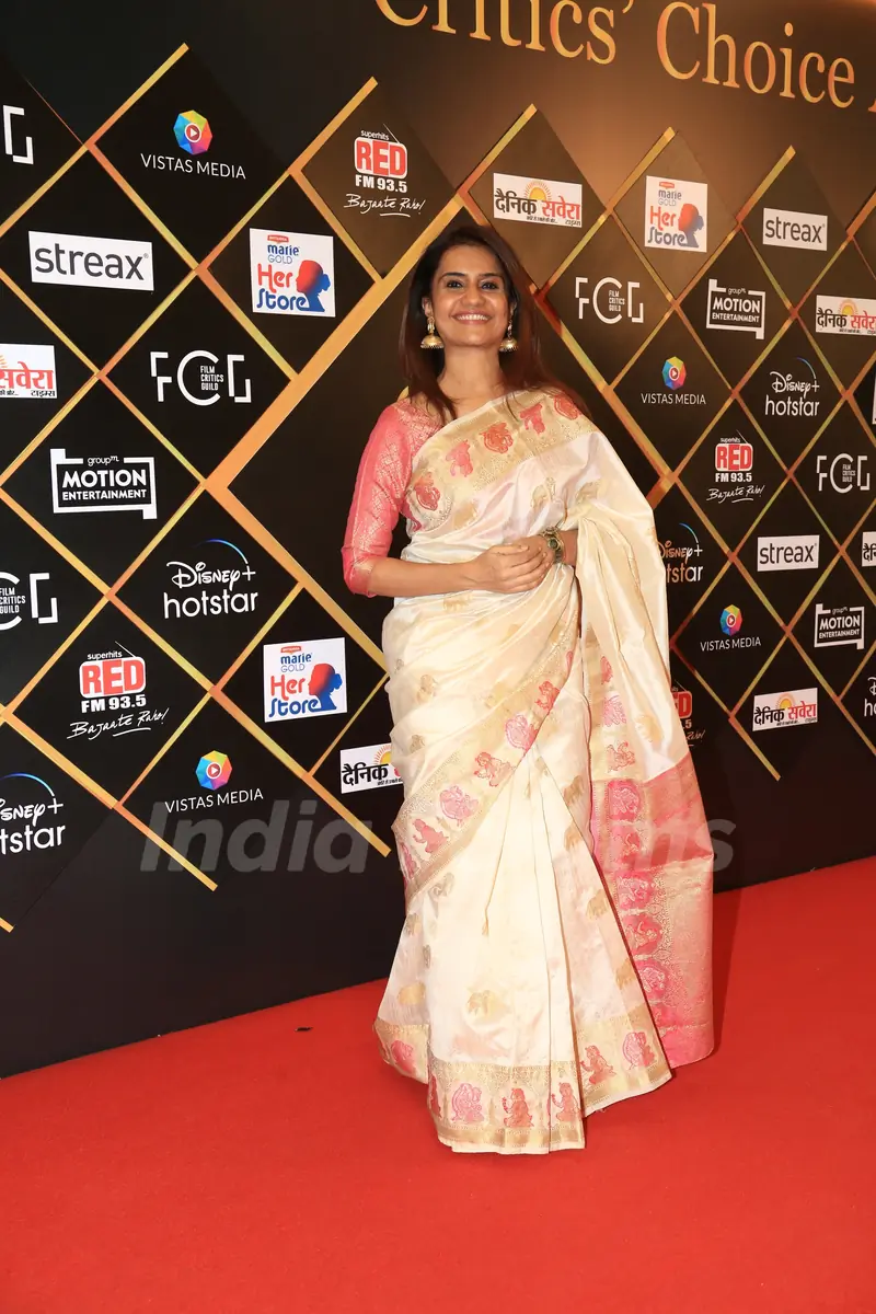 Amruta Subhash grace the Critics Choice Awards 2024