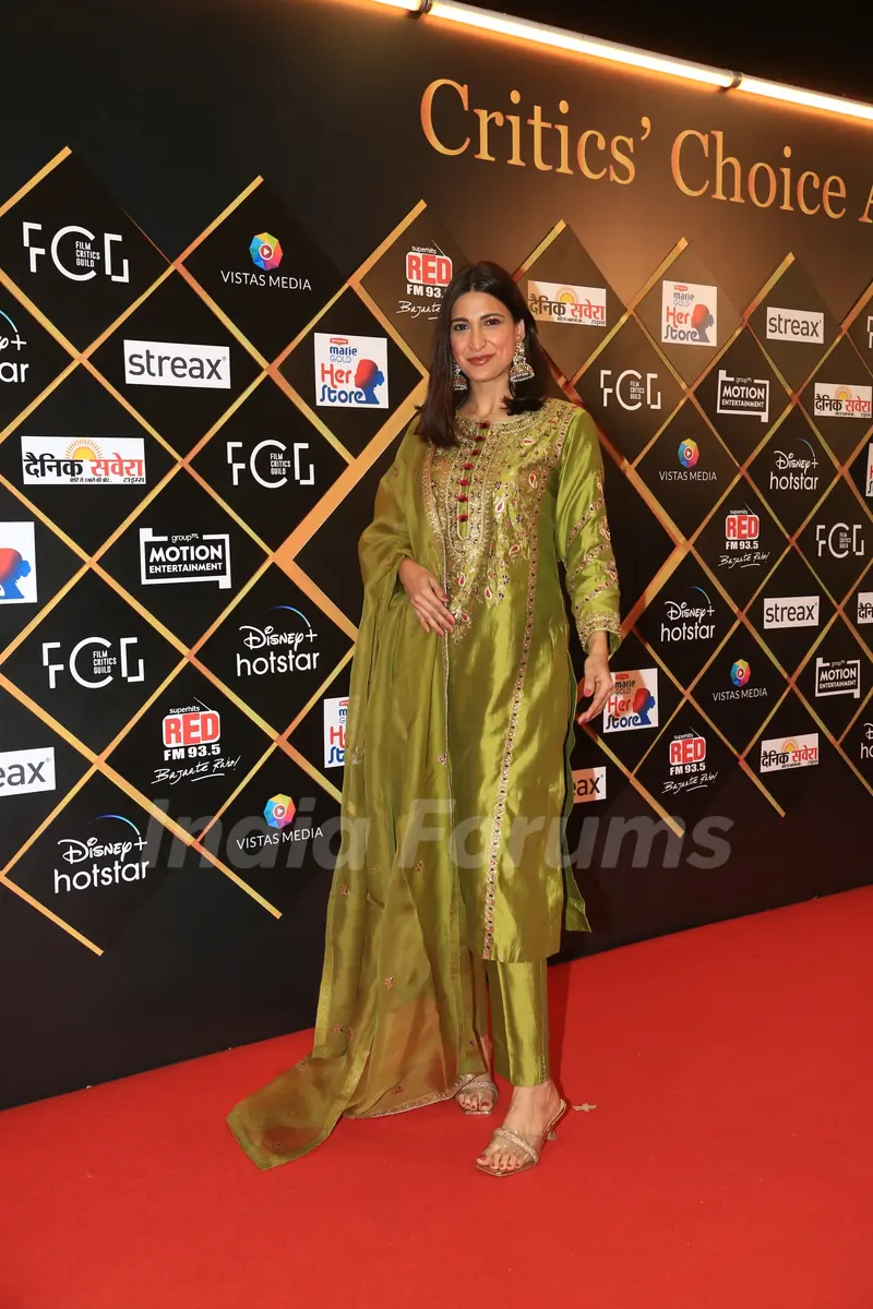 Aahana Kumra grace the Critics Choice Awards 2024