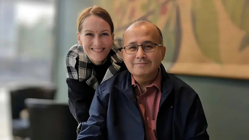 Suzanne Bernert found love once again with Arjun Hardas
