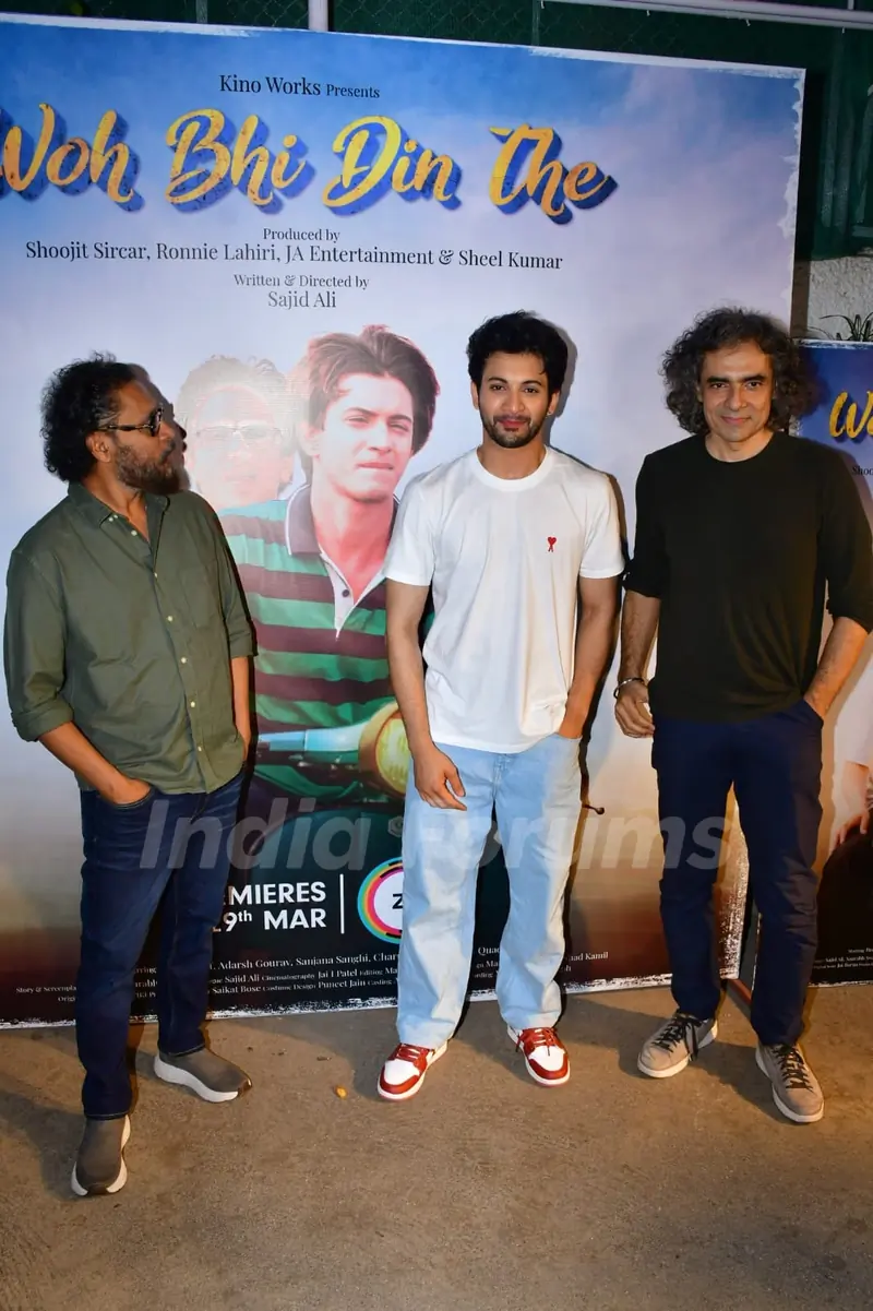 Shoojit Sircar, Imtiaz Ali and Rohit Saraf grace the screening of Woh Bhi Din The