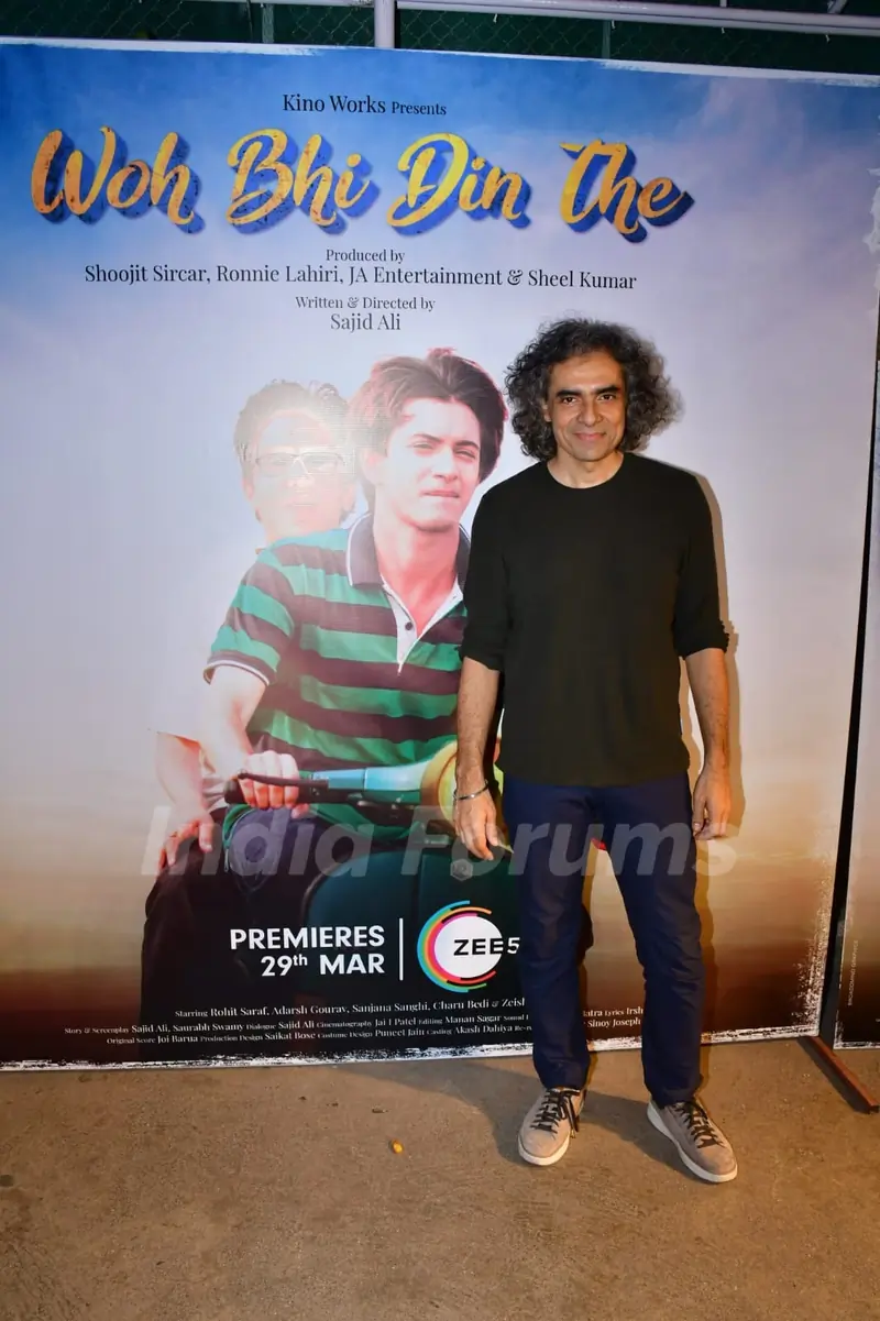 Imtiaz Ali grace the screening of Woh Bhi Din The