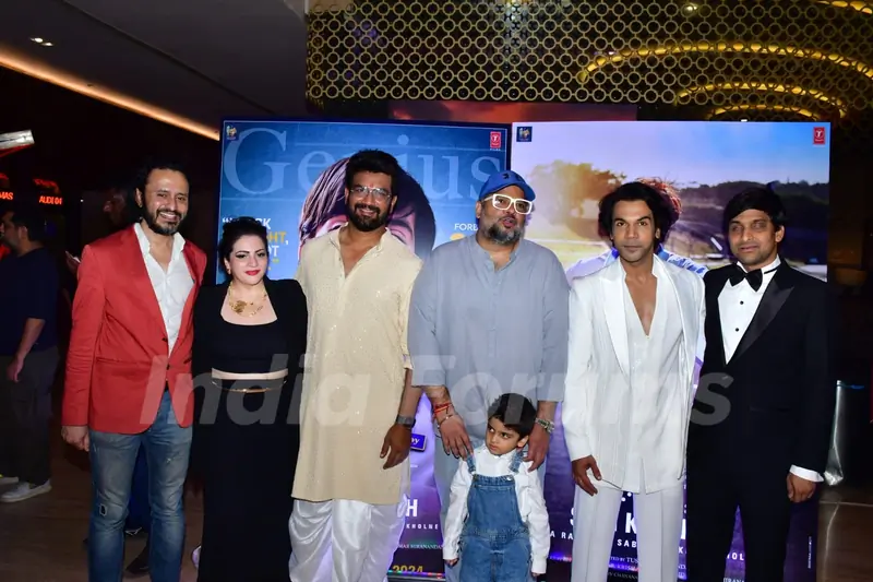 Sharad Kelkar and Rajkummar Rao snapped at the Trailer launch of Srikanth