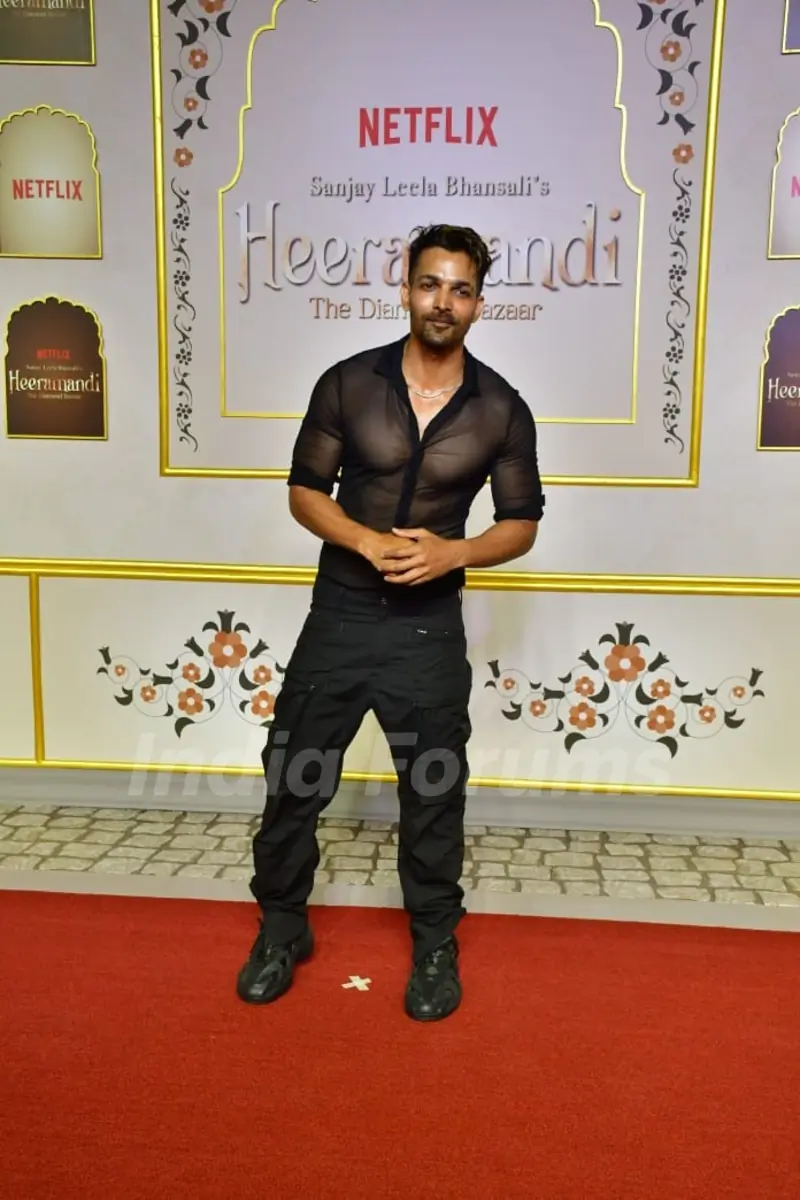 Harshvardhan Rane grace the premiere of Heeramandi