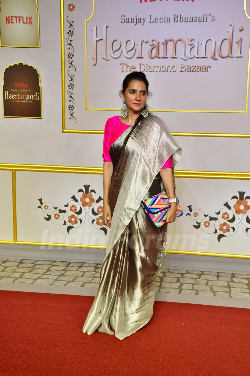Shruti Seth grace the premiere of Heeramandi
