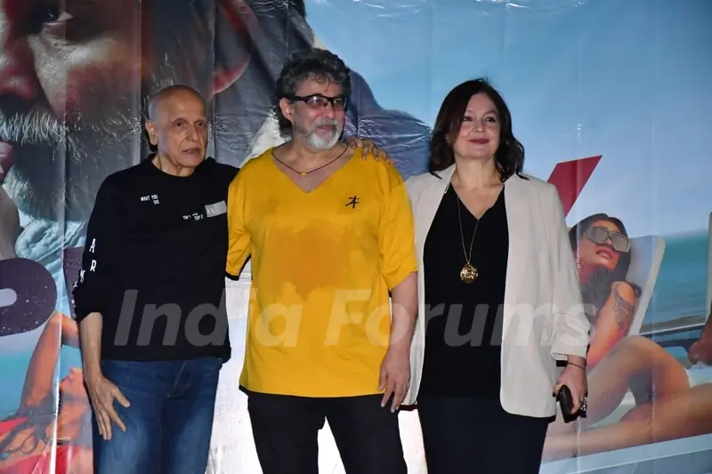 Deepak Tijori, Pooja Bhatt and Mahesh Bhatt  grace the Trailer launch of Tipppsy