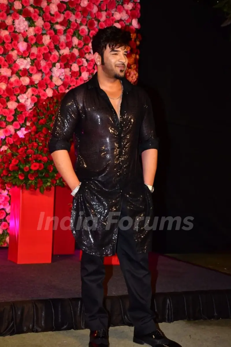 Paras Chhabra attend Aarti Singh's Sangeet ceremony