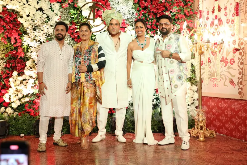 Archana Puran Singh, Kapil Sharma, Krushna Abhishek and Rajiv Thakur attend Arti Singh's Wedding Ceremony