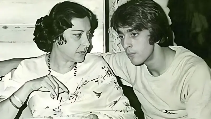Sanjay Dutt with Nargis