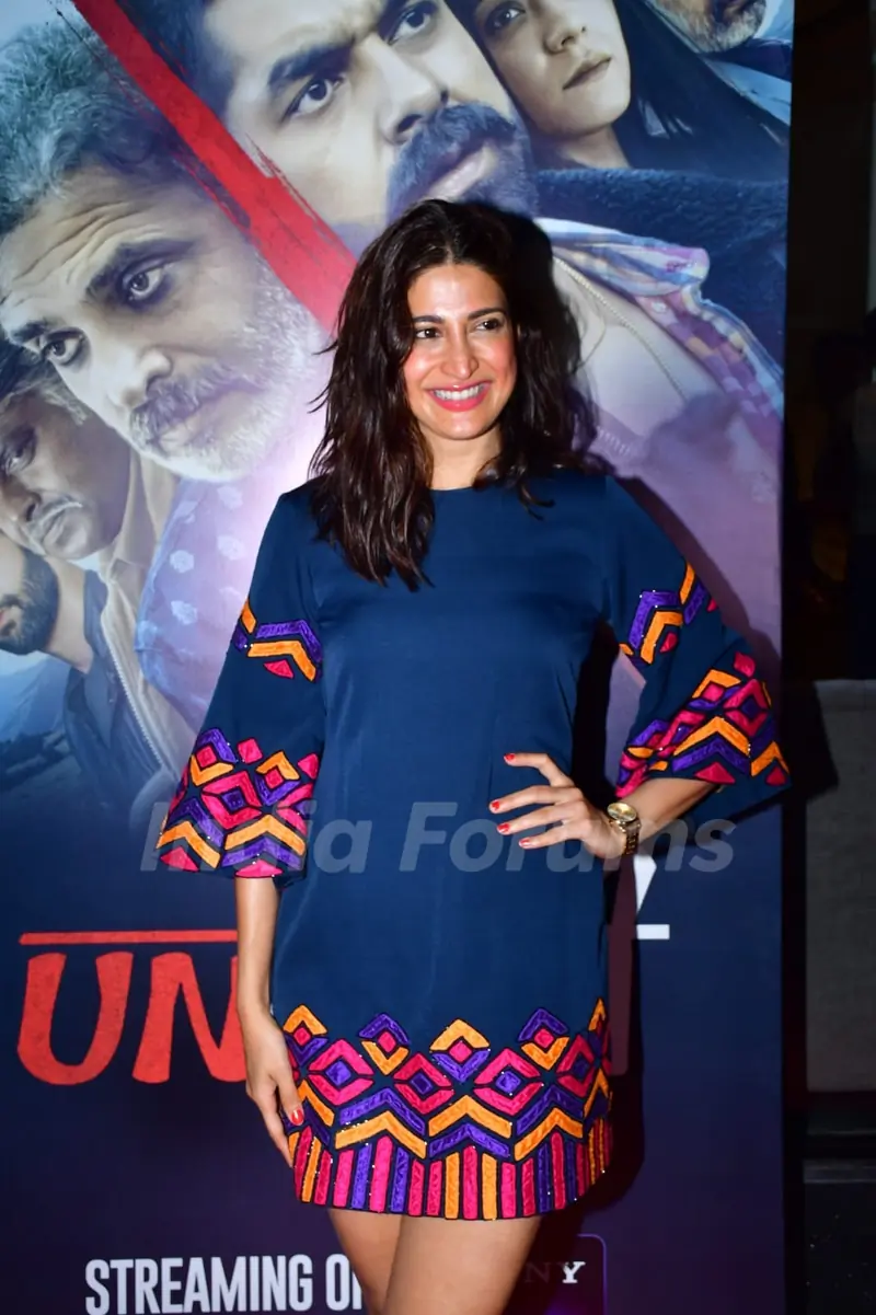 Aahana Kumra grace the Screening of Undekhi Season 3