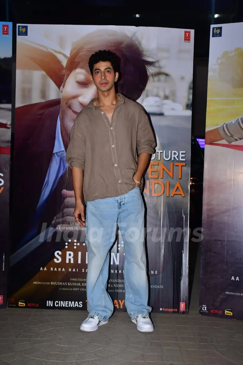 Mihir Ahuja grace the screening of Srikanth