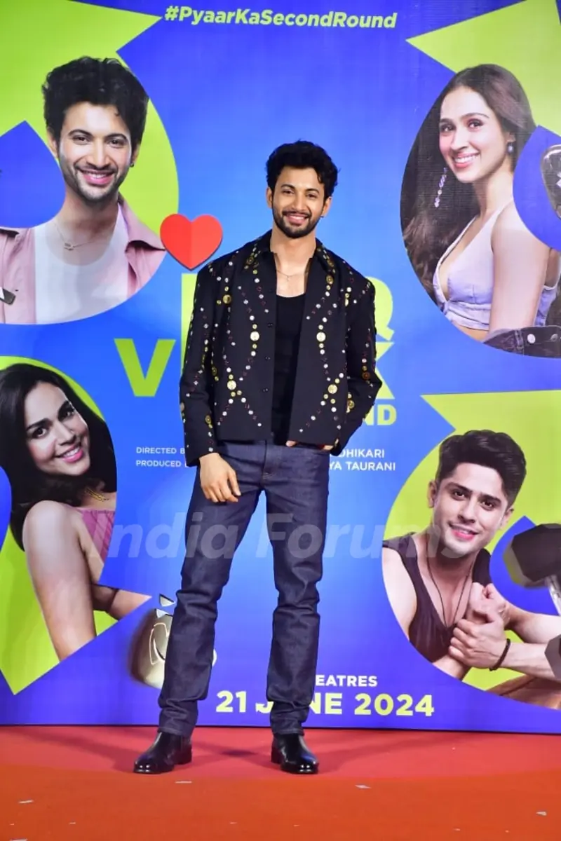 Rohit Saraf snapped for the Title Track Launch of Ishq Vishq Rebound