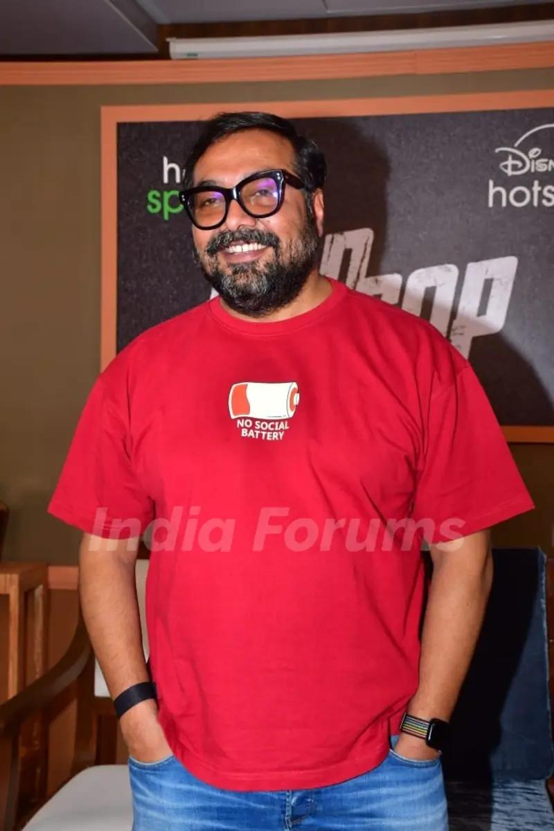 Anurag Kashyap snapped for the promotion of series Bad Cop