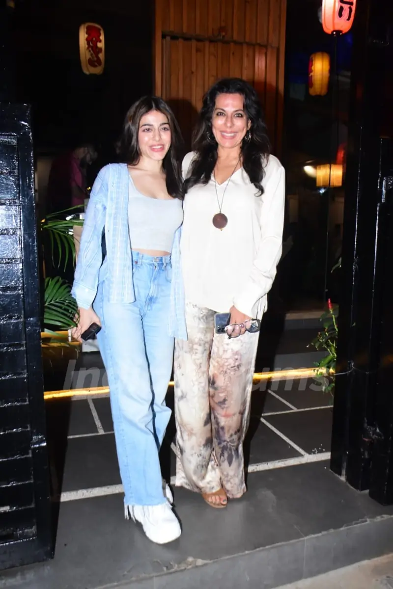 Pooja Bedi and Alaya Furniturewalla snapped in the city