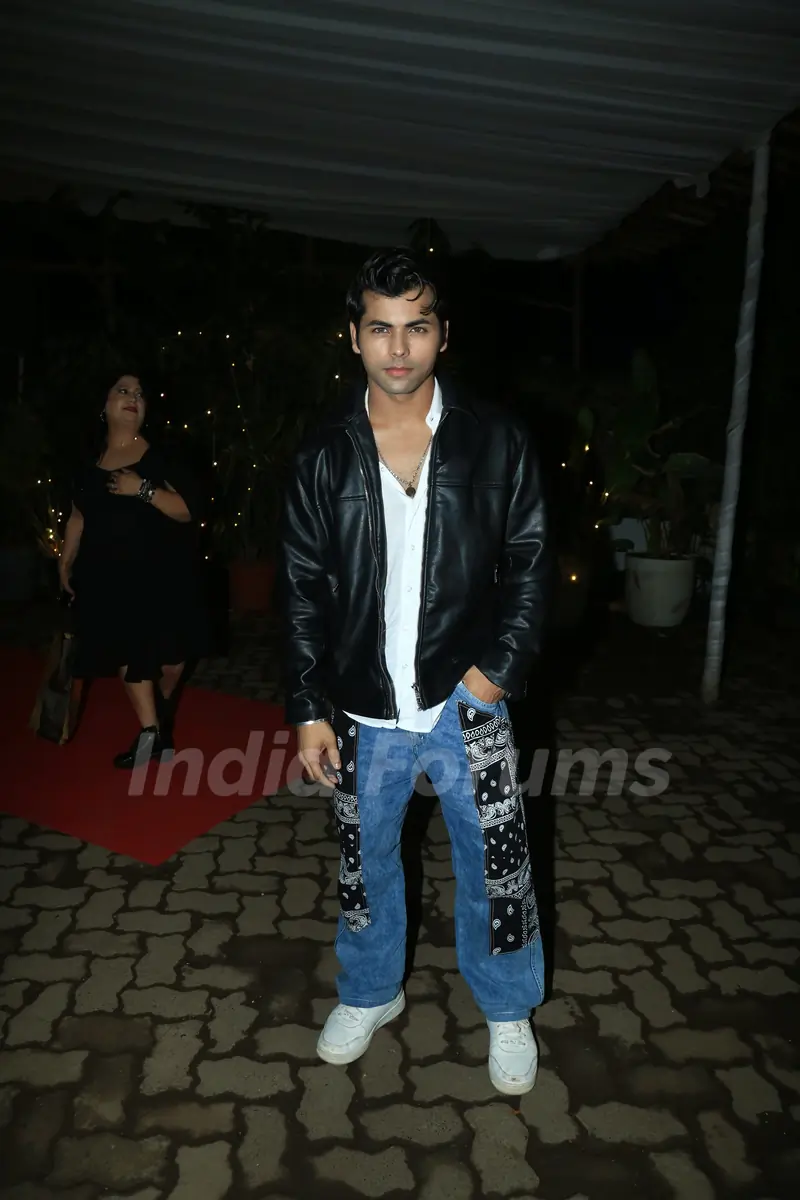 Siddharth Nigam snapped at the Sweety Walia Birthday Bash