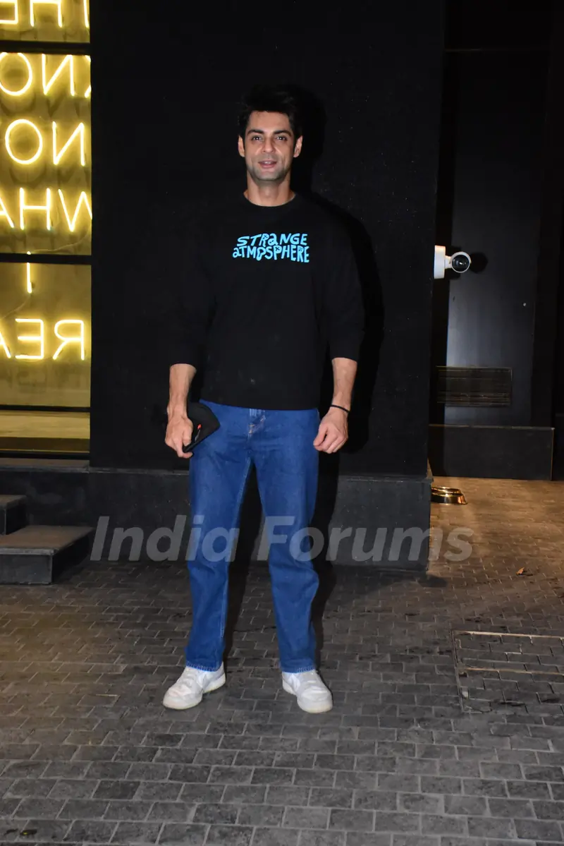 Karan Wahi snapped at the Excel Entertainment Office