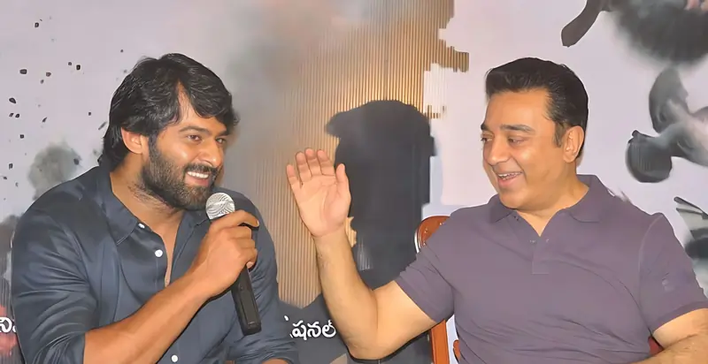 Kamal Haasan reveals Prabhas's disbelief at sharing the screen with him