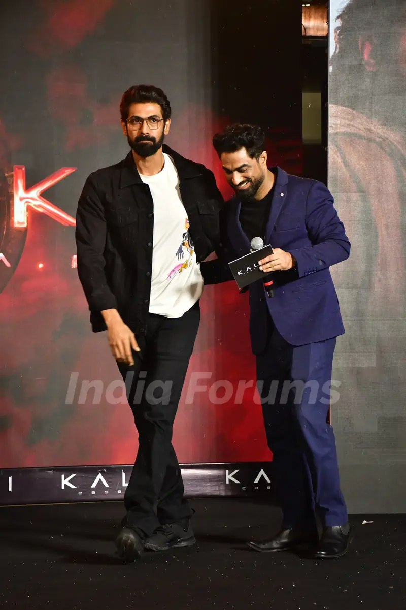 Rana Daggubati snapped at the Kalki 2898 AD Event 