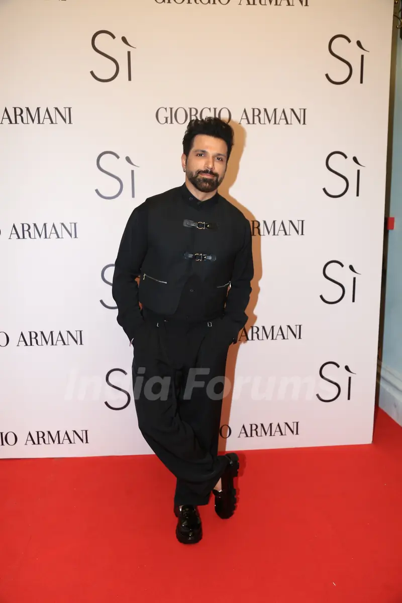 Rithvik Dhanjani attend Giorgio Armani Event
