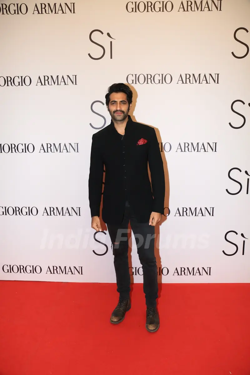 Akshay Oberoi attend Giorgio Armani Event